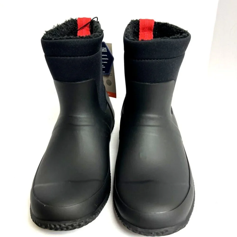 Hunter Mens Original Sherpa Boot Black Size 7 M